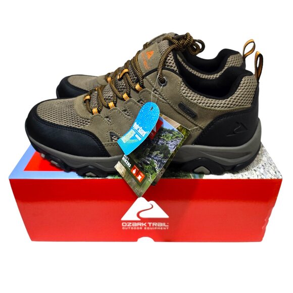 Ozark Trail Other - Men's Waterproof Hiking Boot Shoes Suede Leather Lightweight Lace Up Ozark Trail